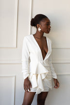 Valentina Beaded Bow Earrings