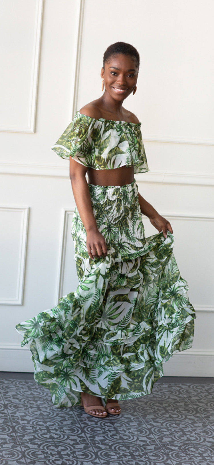 Coco Palm Leaf Set - FINAL SALE