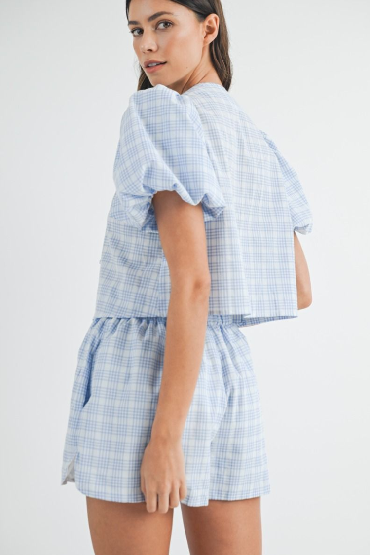Bronte Bow Tie Shorts Set - FINAL SALE