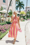 Bellini Stripe Midi Dress