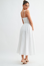 Juliette Eyelet Midi Dress