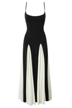 Trocadero Black and White Maxi Dress