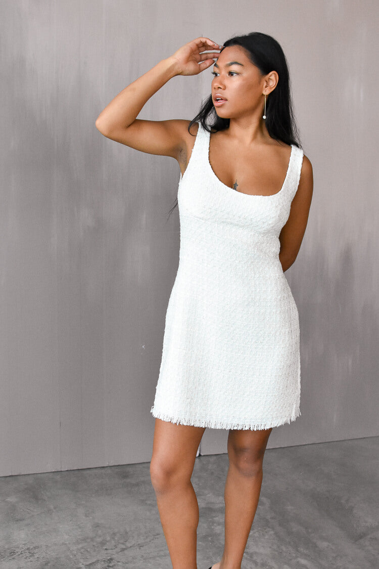 Alexa Tweed Mini Dress