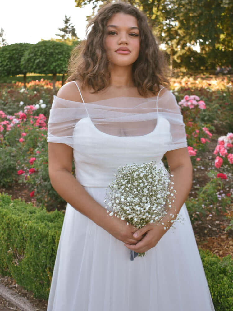Louisa Tulle Midi Dress