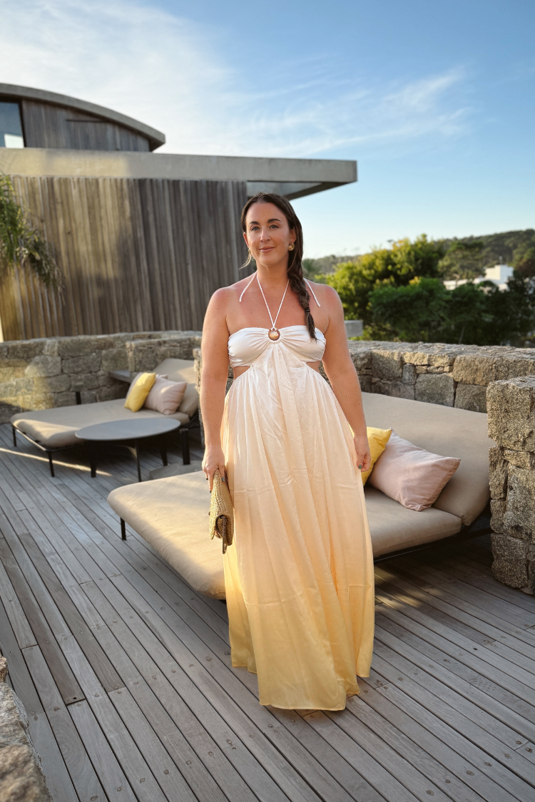 Ayana Ombre Cutout Maxi Dress