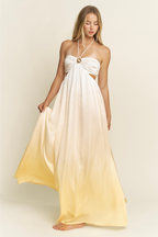 Ayana Ombre Cutout Maxi Dress