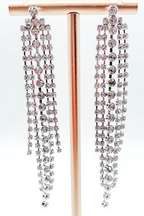Be Dazzled Silver Earring