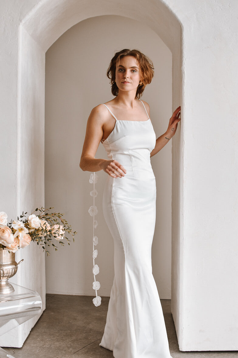 Belle Rosette Maxi Dress