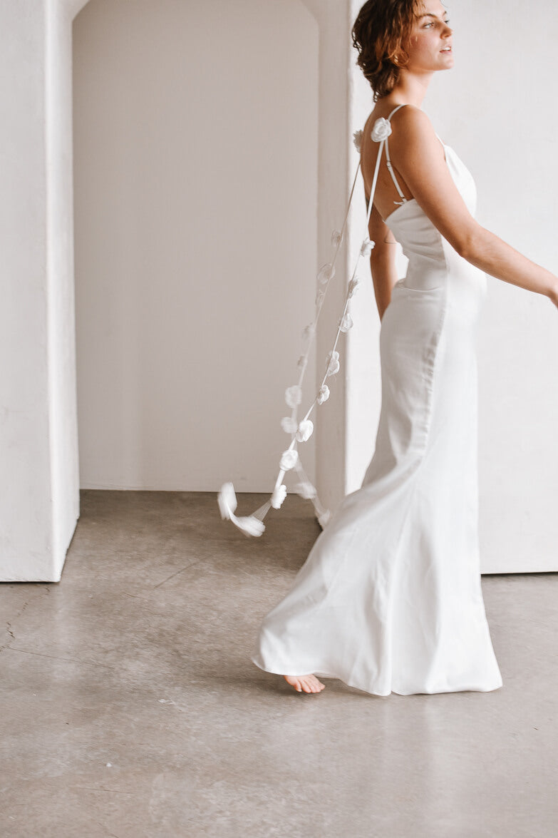 Belle Rosette Maxi Dress