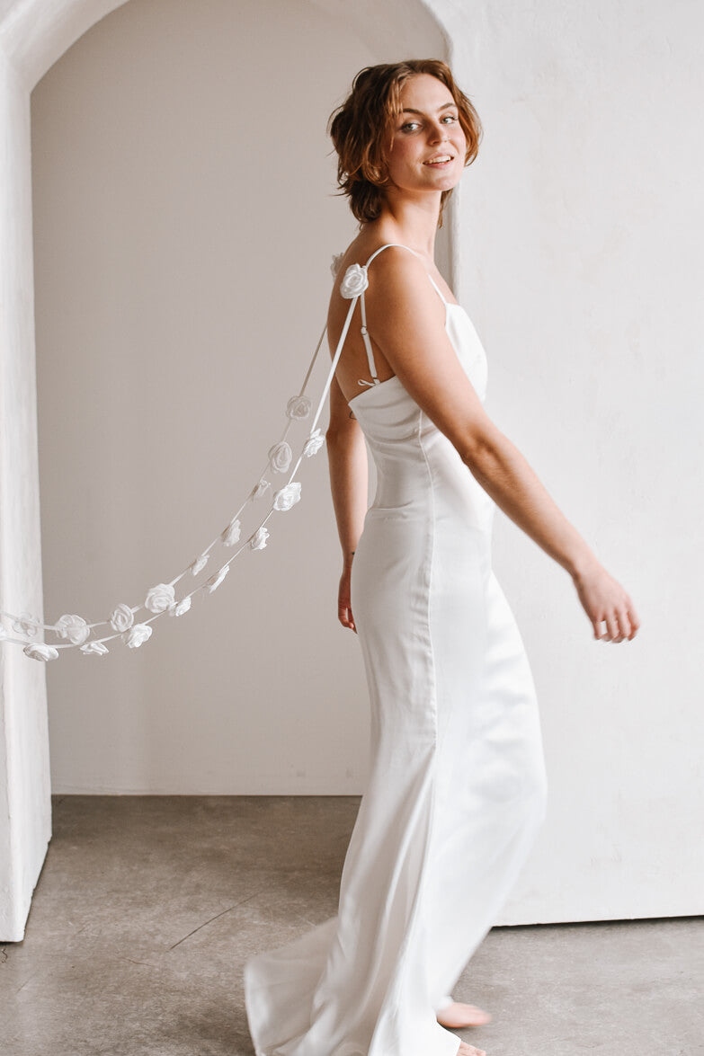 Belle Rosette Maxi Dress