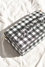 Black and White Gingham Clutch - FINAL SALE