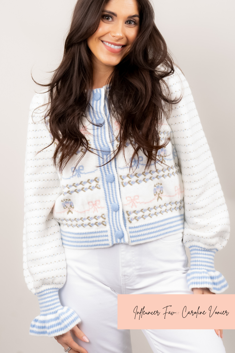 Madison Bow Cardigan