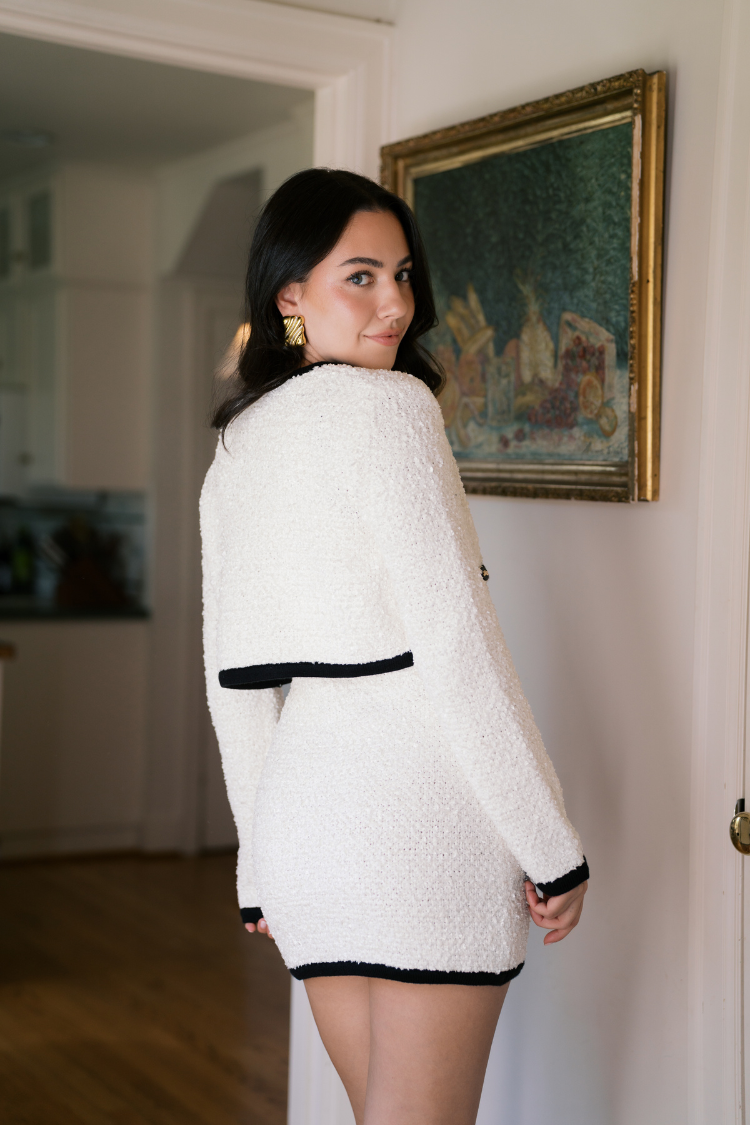 Bowery Bouclé Dress and Jacket Set