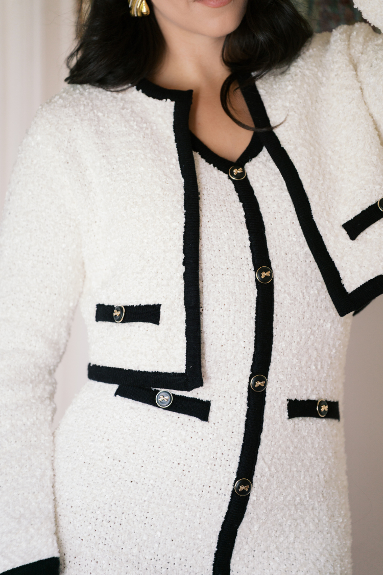 Bowery Bouclé Dress and Jacket Set