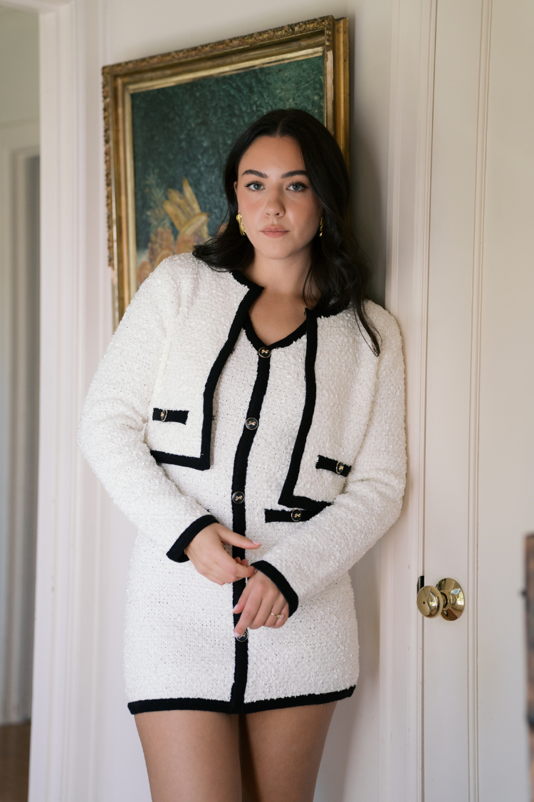 Bowery Bouclé Dress and Jacket Set