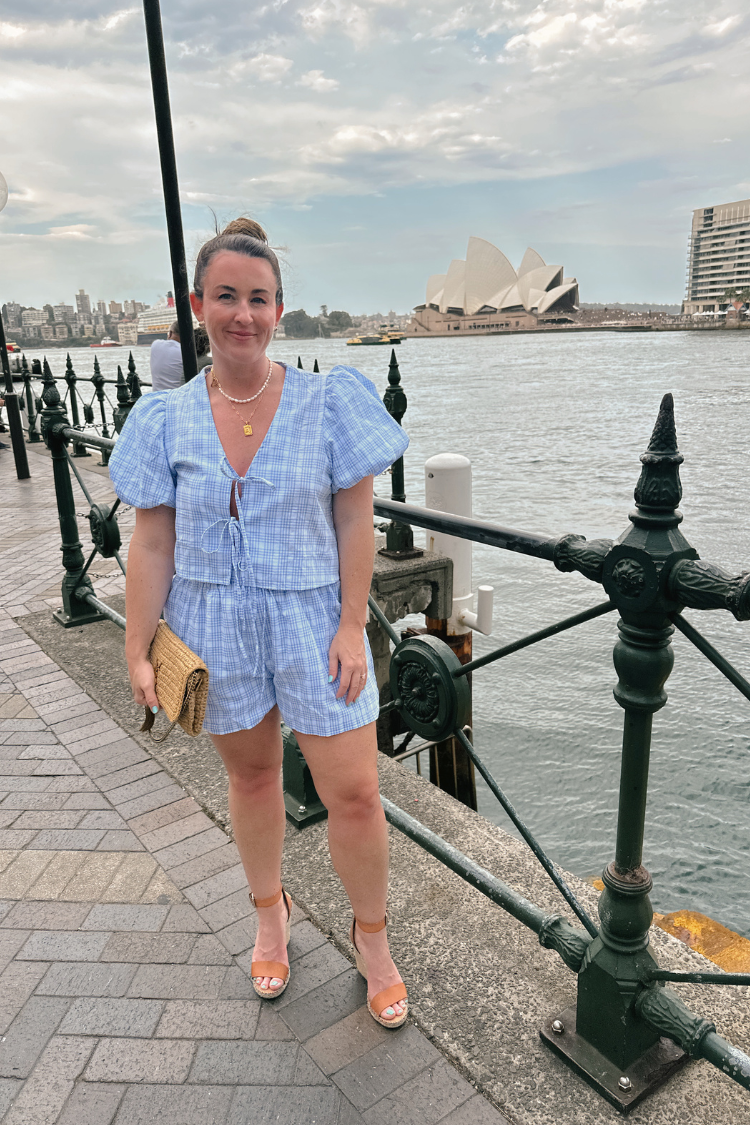 Bronte Bow Tie Shorts Set - FINAL SALE