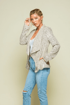 Quinn Champagne Sequin Blazer
