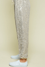 Quinn Champagne Sequin Joggers