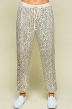 Quinn Champagne Sequin Joggers