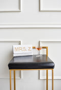 Customizable Bridal Initial Clutch