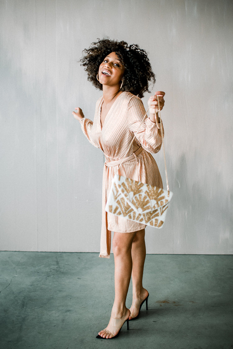 Lauren Metallic Knit Mini - FINAL SALE