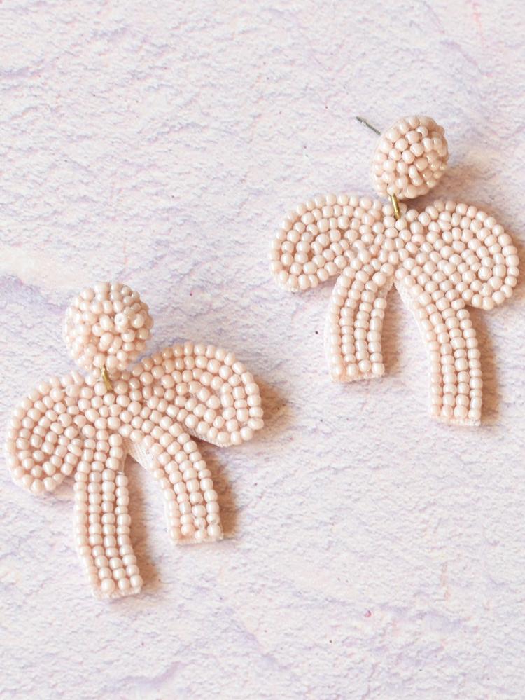 Valentina Beaded Bow Earrings