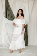Demi Off the Shoulder Lace Gown