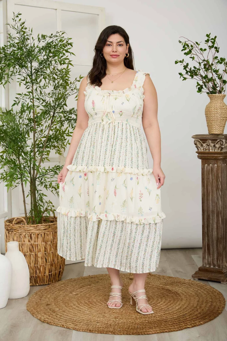 Fleurine Wildflower Midi Dress