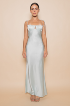 Isola Tulip Bust Maxi Dress - Chambray