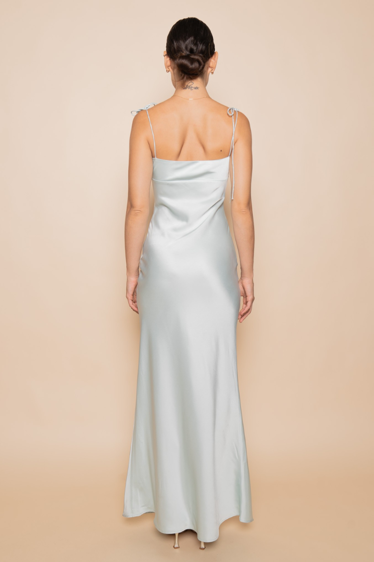 Isola Tulip Bust Maxi Dress - Chambray