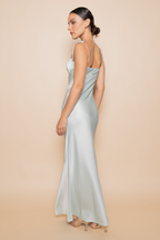 Isola Tulip Bust Maxi Dress - Chambray