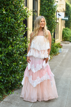 Jardin Lace Ombre Maxi Dress