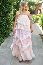 Jardin Lace Ombre Maxi Dress