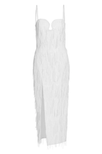 Judith Fringe Midi Dress