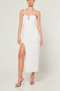 Judith Fringe Midi Dress