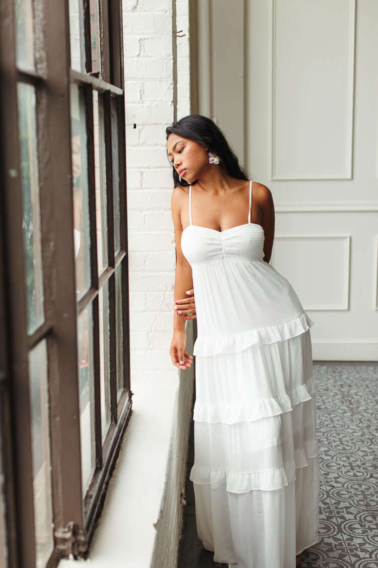 Kauai Ruffle Tier Maxi Dress