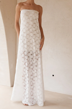 Kinera Maxi Dress - White