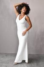 Lexi V Neck Maxi Dress