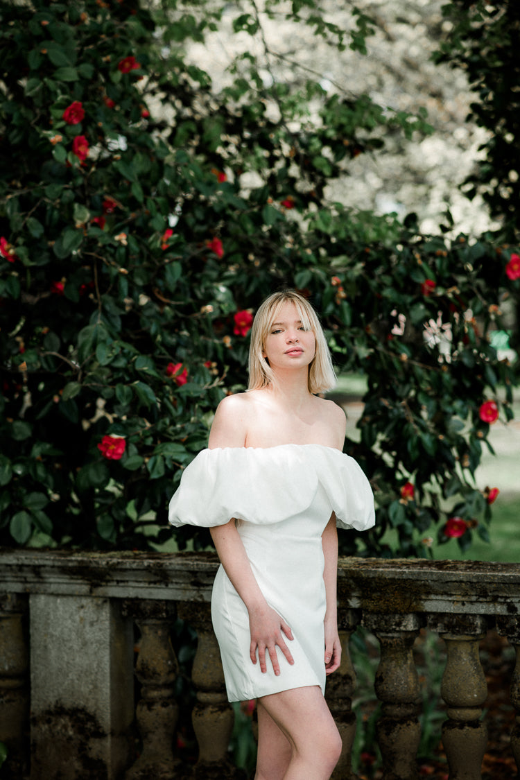 Love Story Mini Dress - White - FINAL SALE