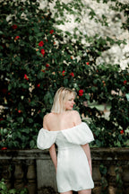 Love Story Mini Dress - White - FINAL SALE