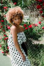 Marne Polka Dot Strapless Midi Dress - FINAL SALE