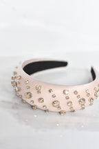 Padded Crystal Dot Headband - FINAL SALE