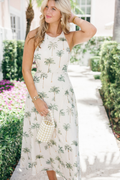 Palm Royale Midi Dress