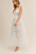 Perla Tulle Tiered Maxi Dress - FINAL SALE