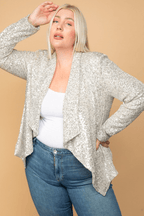 Quinn Champagne Sequin Blazer