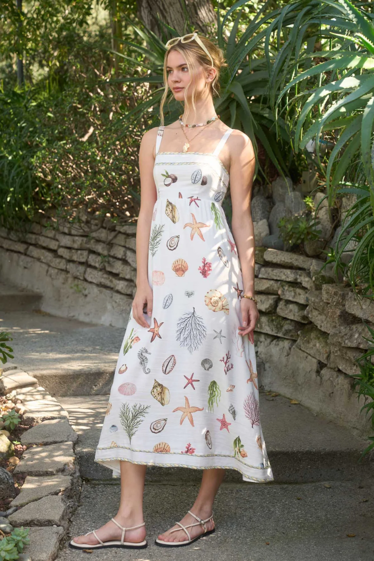 Seashell Cove Midi Dress