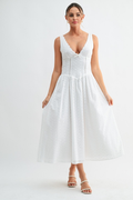 Juliette Eyelet Midi Dress