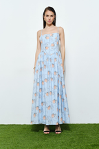 Provence Bloom Maxi Dress