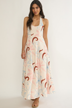 Capri Scroll Maxi Dress