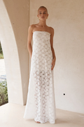 Kinera Maxi Dress - White